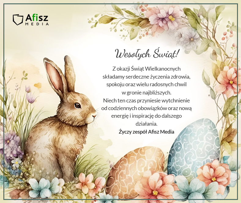 Życzenia Wielkanocne od Afisz Media 2025
